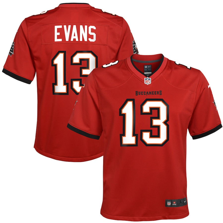 Youth Tampa Bay Buccaneers Mike Evans Game Jersey Red